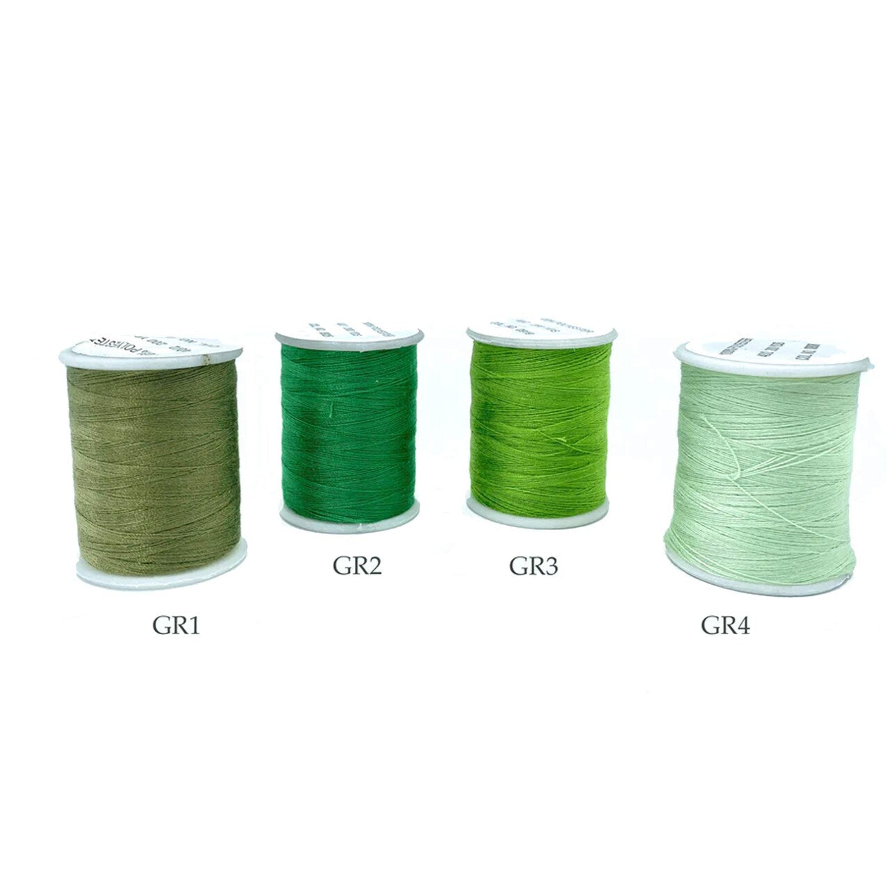 200 Yards Green Polyester Thread Small Spool for Stitching and Quilting