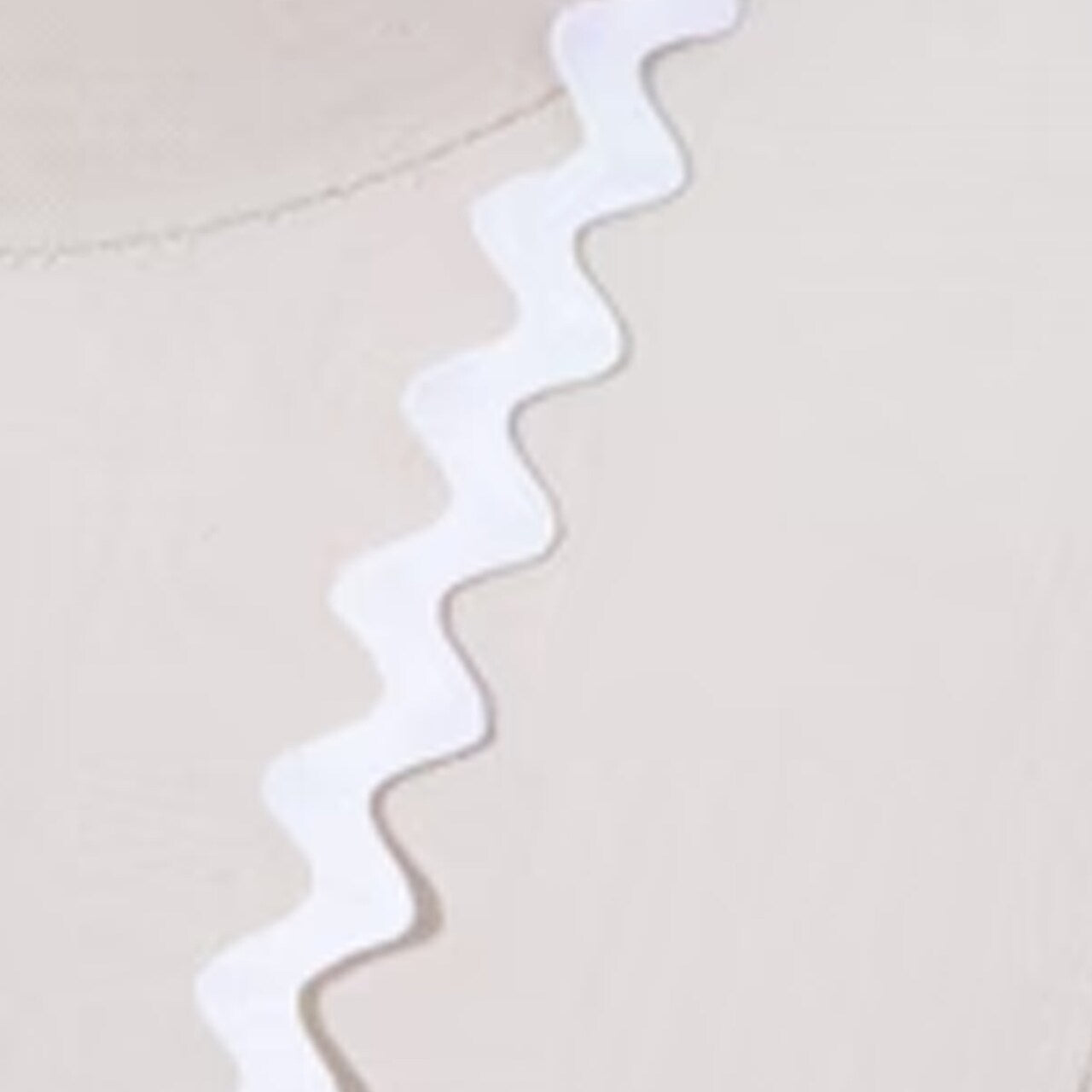 3 Yards White Mini Ric Rac Ribbon Trim Soft Pliable Zigzag for Sewing & Crafts
