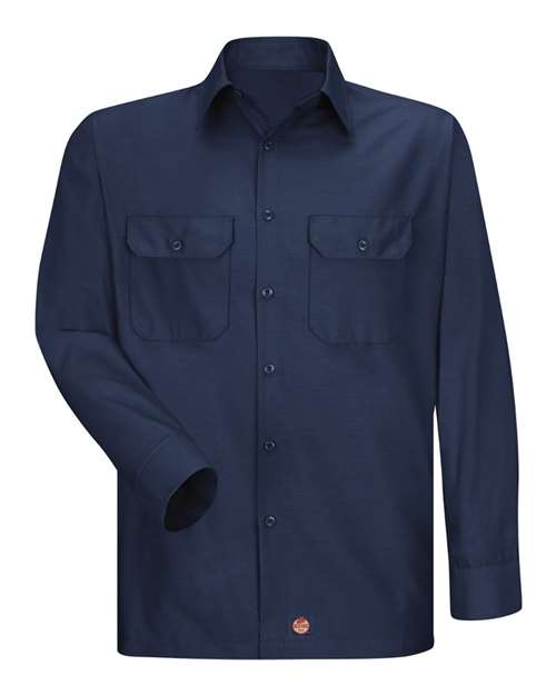Red Kap Men's Ripstop Long Sleeve Shirt