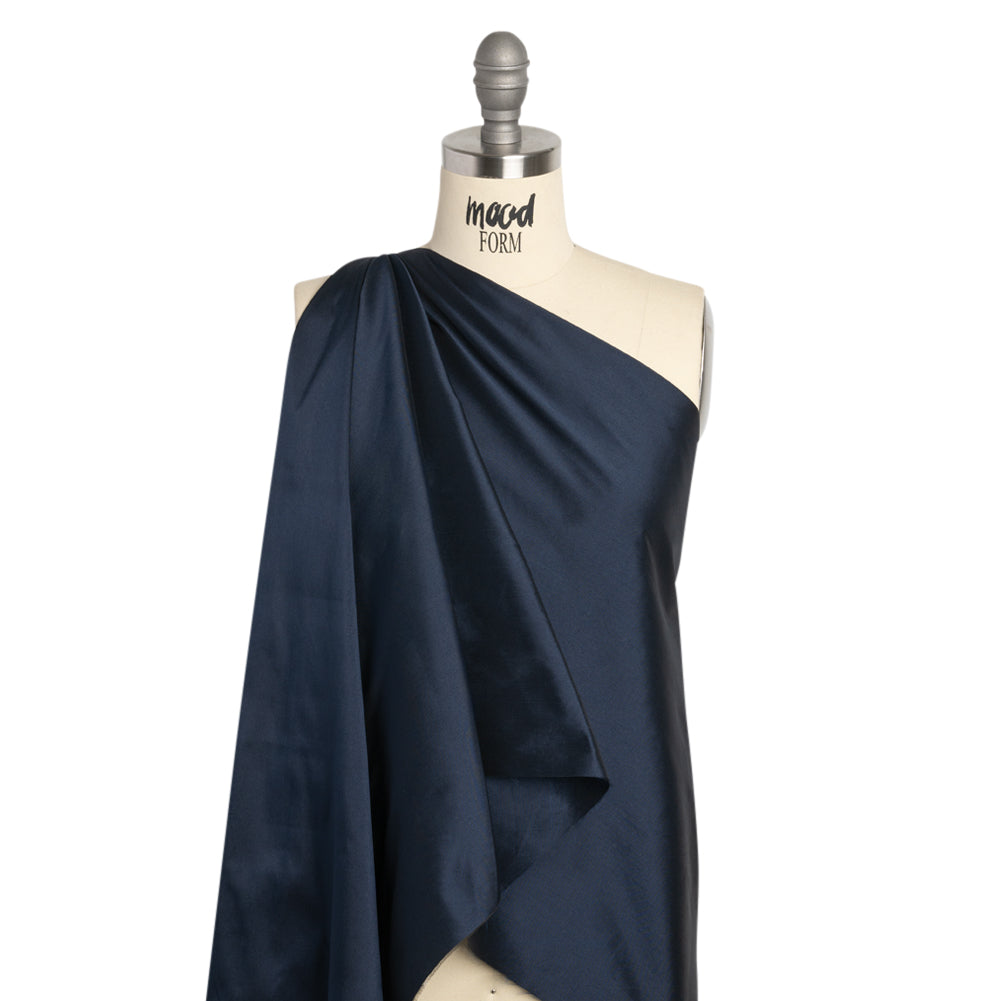 Polyester Taffeta - Plain Dyed Black Iris - Bellamy Collection