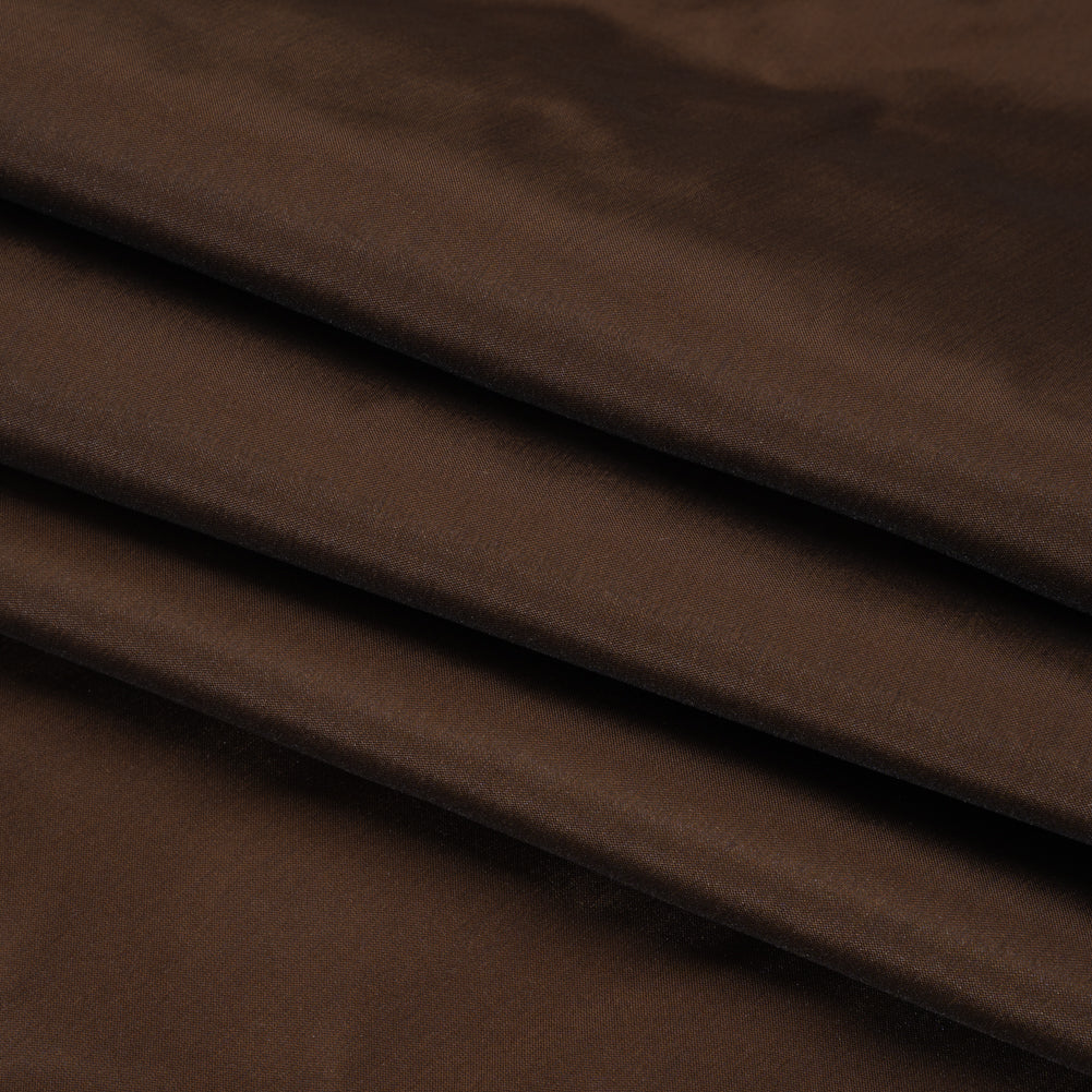 Polyester Taffeta - Plain Dyed Chocolate - Bellamy Collection