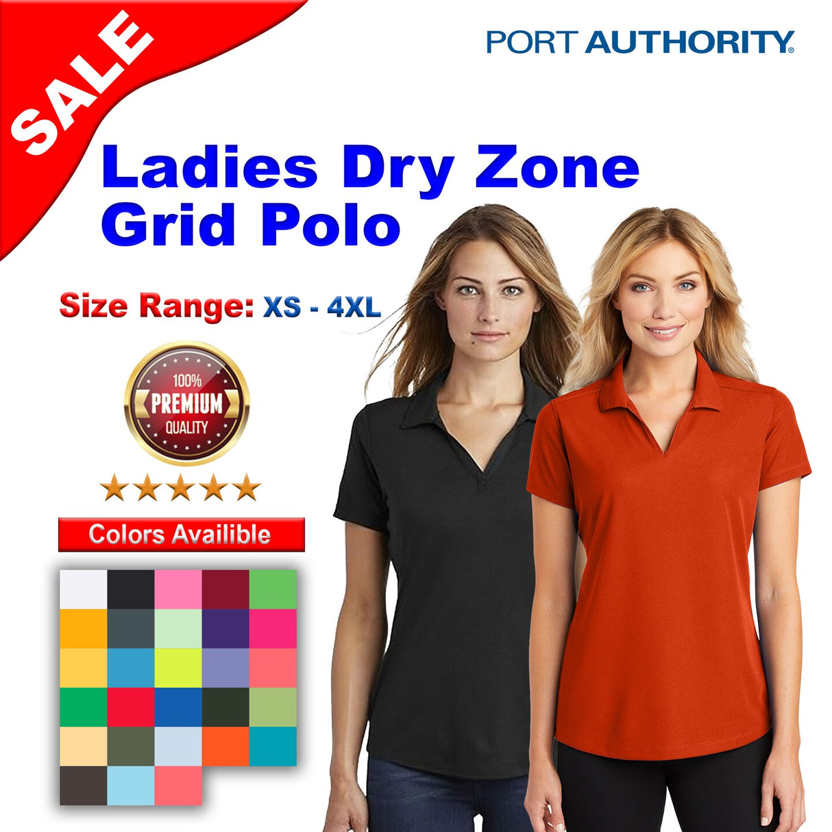 Port Authority® Ladies Dry Zone Grid Polo