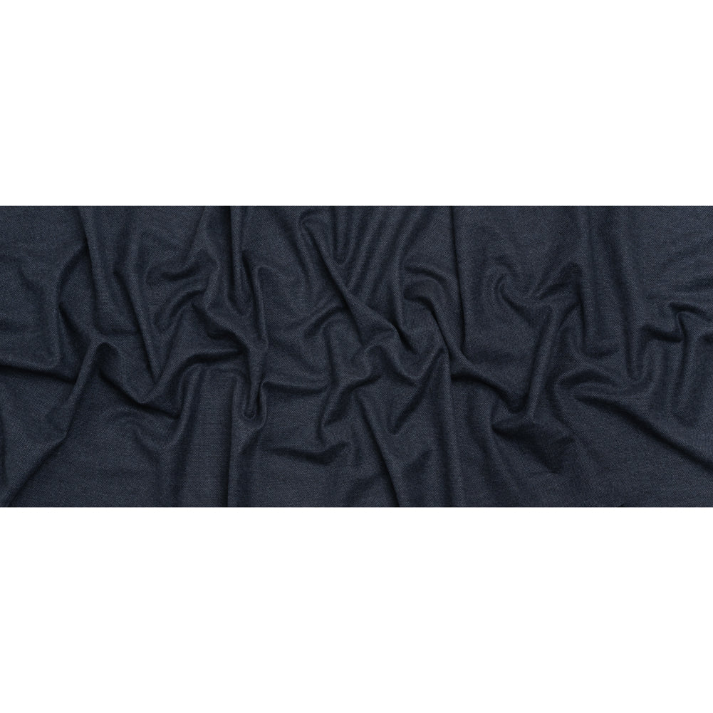 Wool Woven - Blue and Charcoal - Deadstock