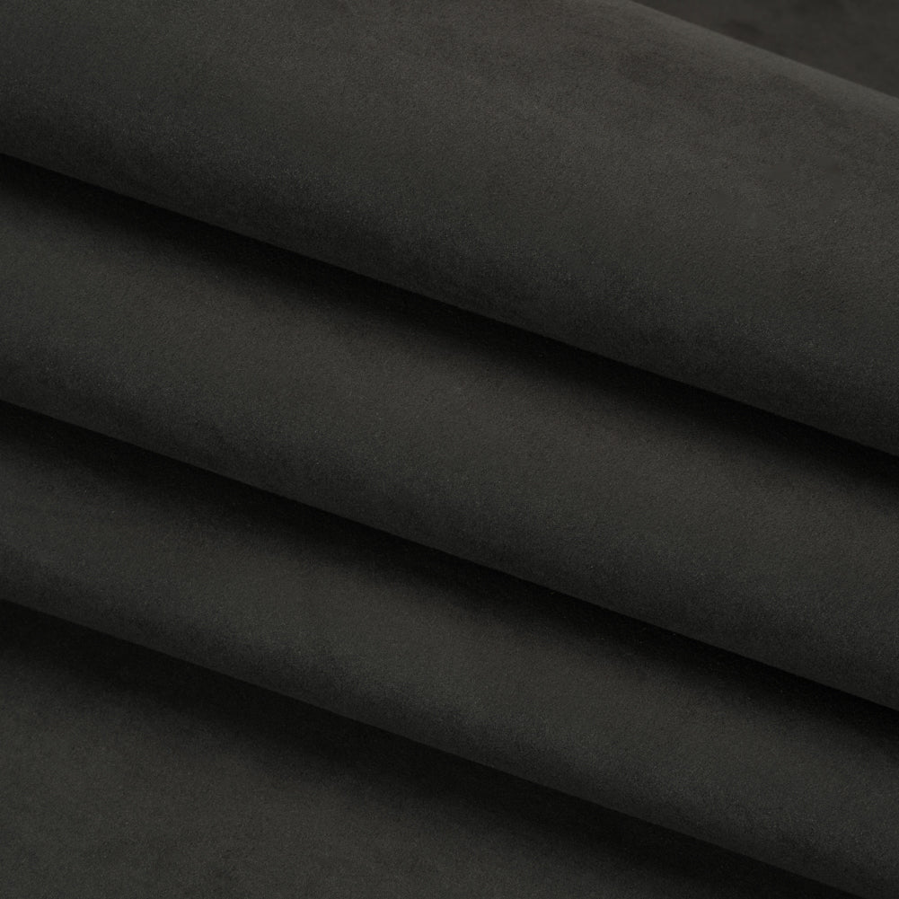 Upholstery Faux Suede - Ebony - Lyndhurst Collection