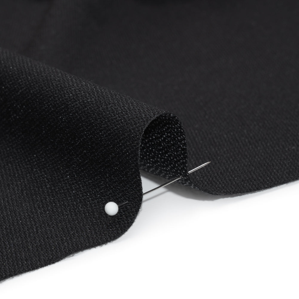 Ultra-Soft Fusible Interlining, Single-Faced Woven - Black