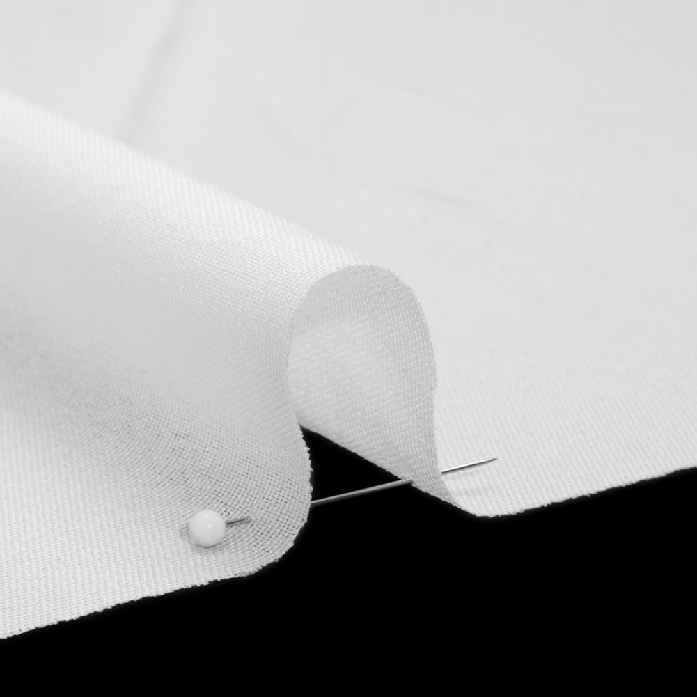Woven Fusible Interlining Single Side by Alice and Olivia - White - Made in America