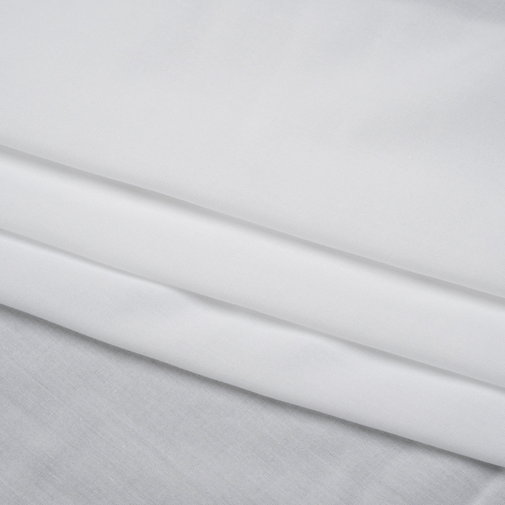 Medium-weight Rayon Batiste - White - Loreto Collection