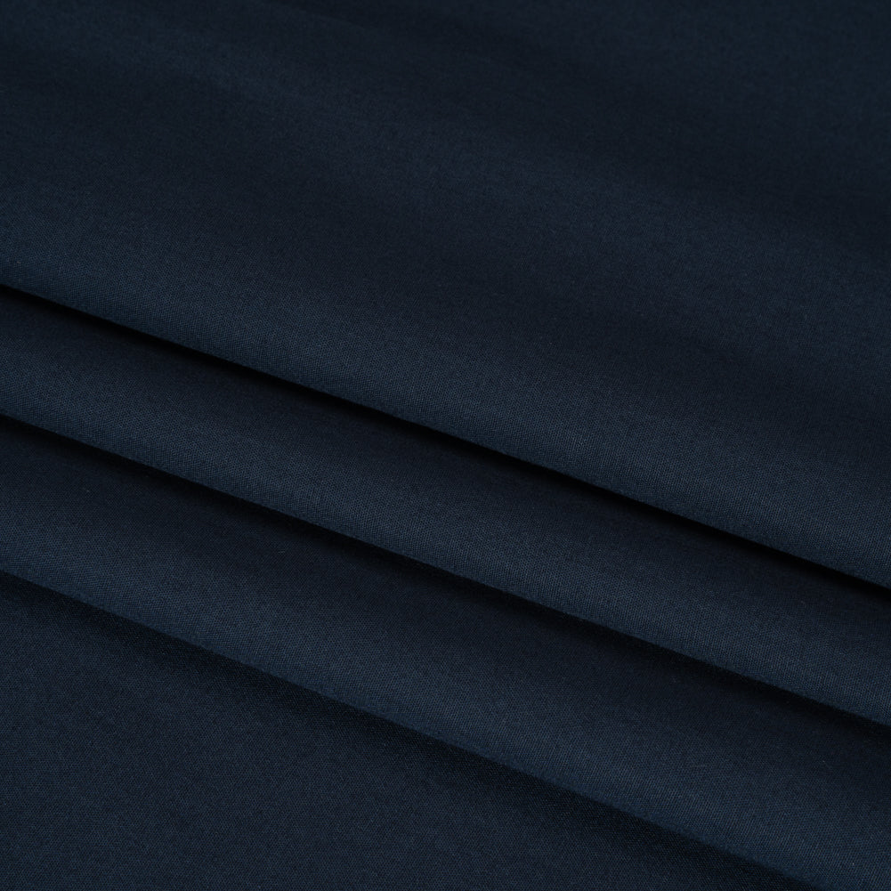 Stretch Cotton Poplin - Navy - Chancay Collection