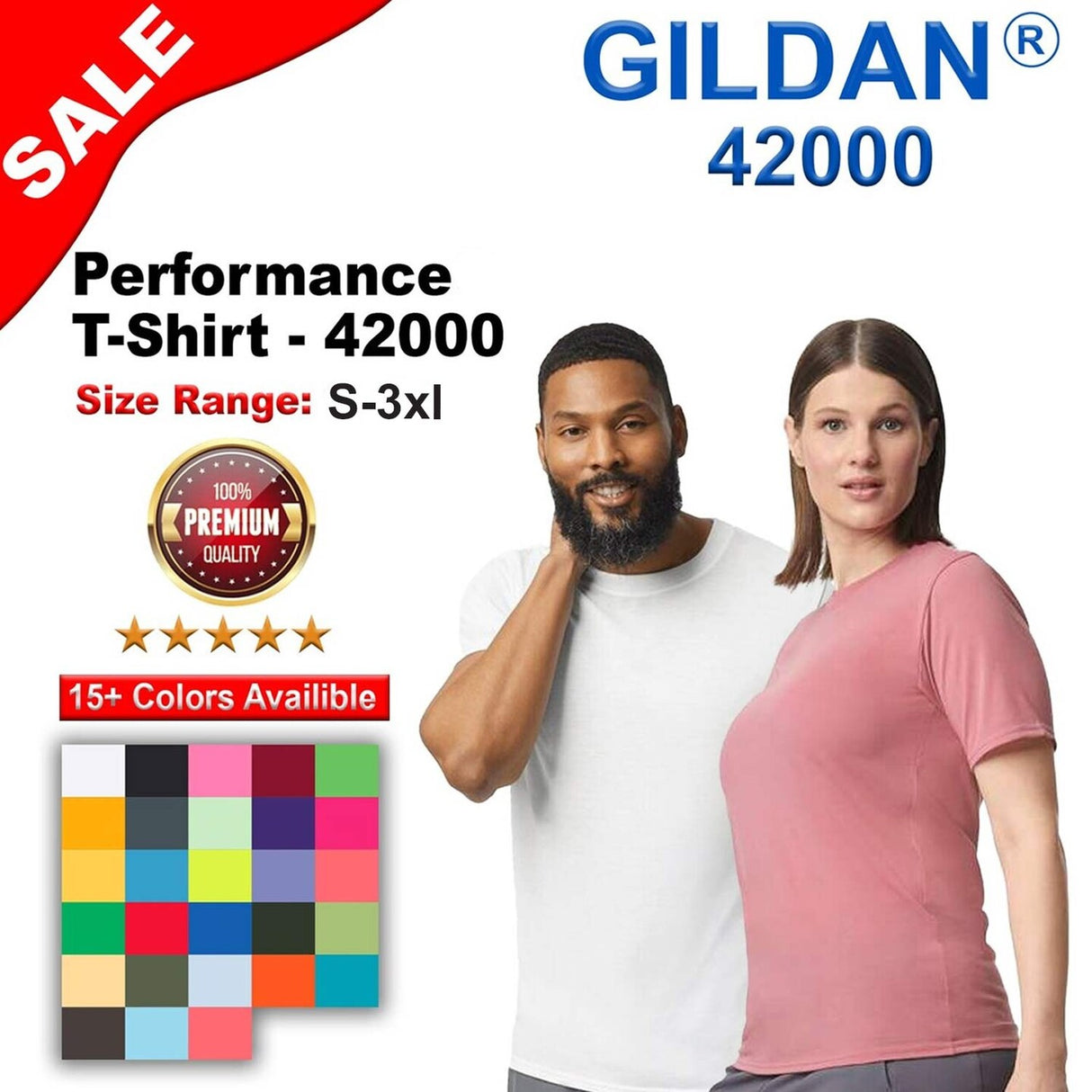 Gildan® Performance Short Sleeve Crewneck T-Shirt