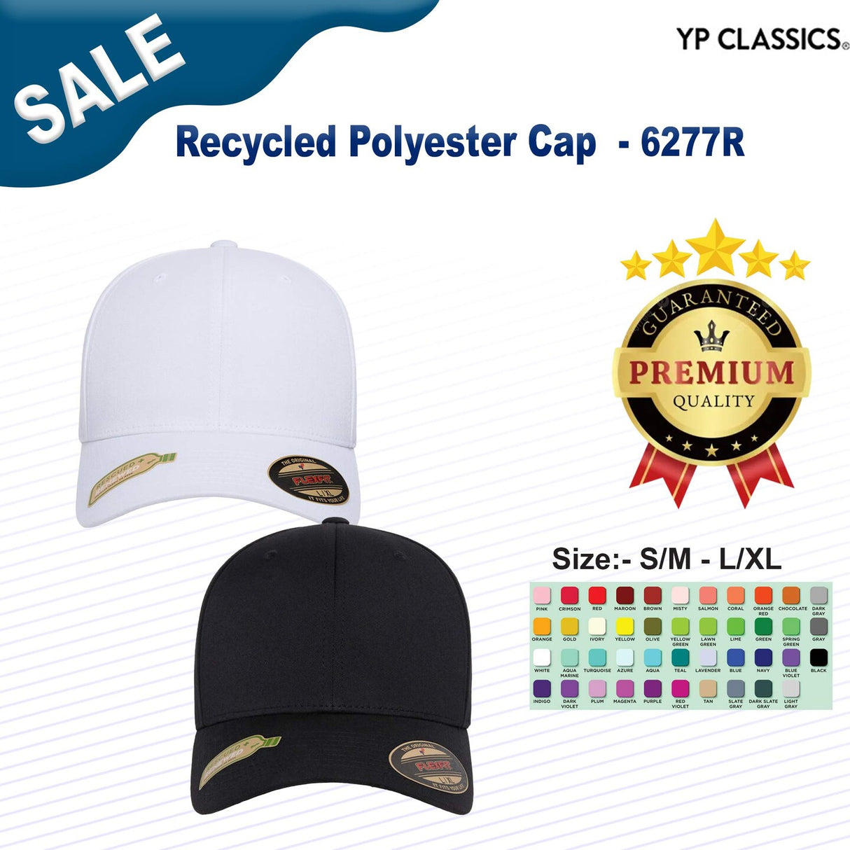 YP Classics Flexfit® Recycled Polyester Cap