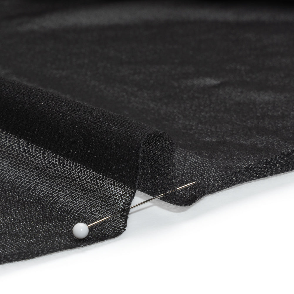 Knit Fusible Interlining, Single Sided - Black