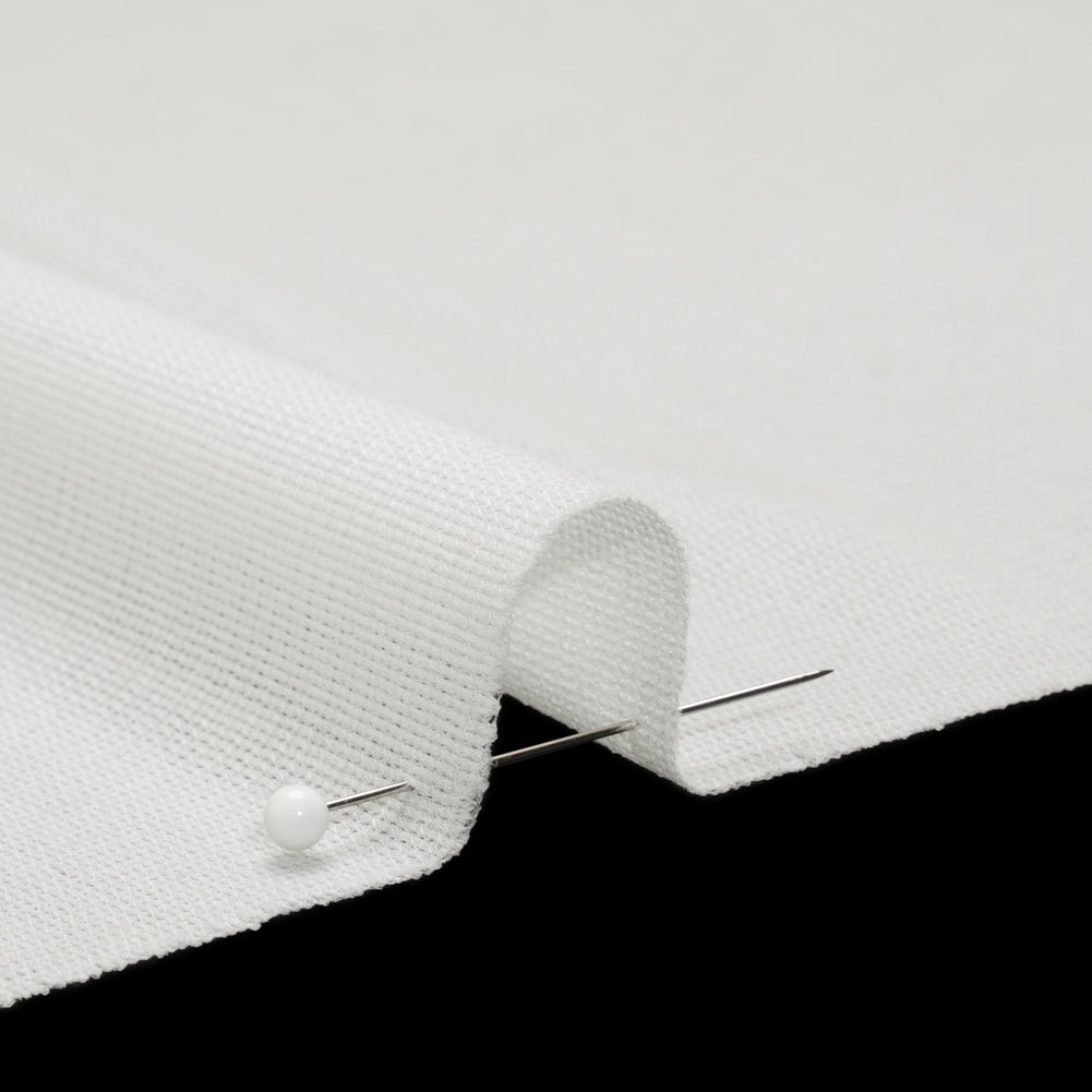 Soft Woven Fusible Interlining by Theory - White