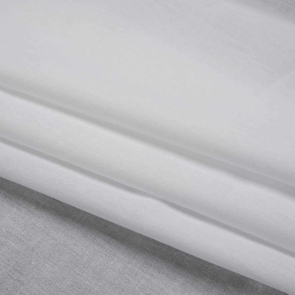 Woven Fusible Cotton Interlining, Single Sided by Helmut Lang - White