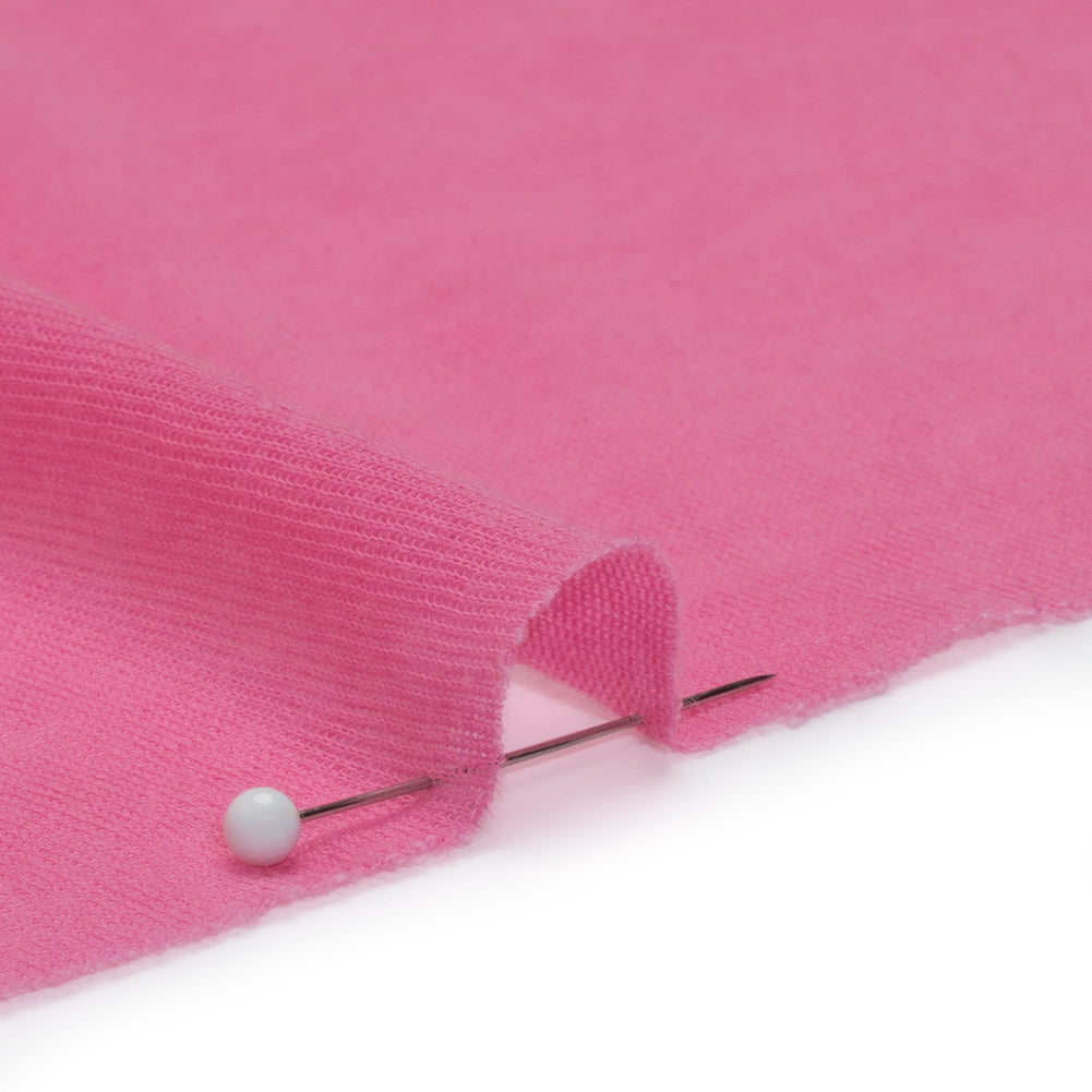 Featherweight Rayon Interlock Knit - Pink - Designer Deadstock