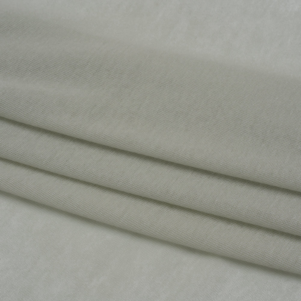 Lightweight Cotton Interlock Knit - Honeydew Green - Designer Deadstock