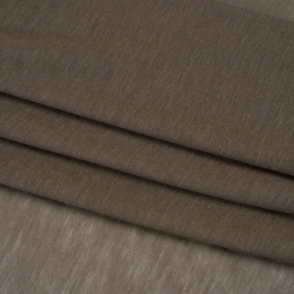 Featherweight Rayon Jersey - Warm Gray - Designer Deadstock