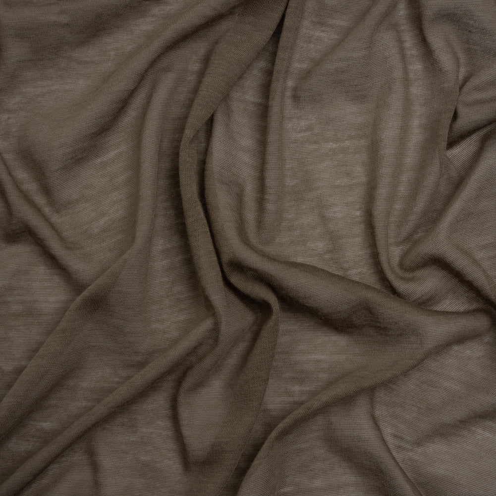 Featherweight Rayon Jersey - Warm Gray - Designer Deadstock