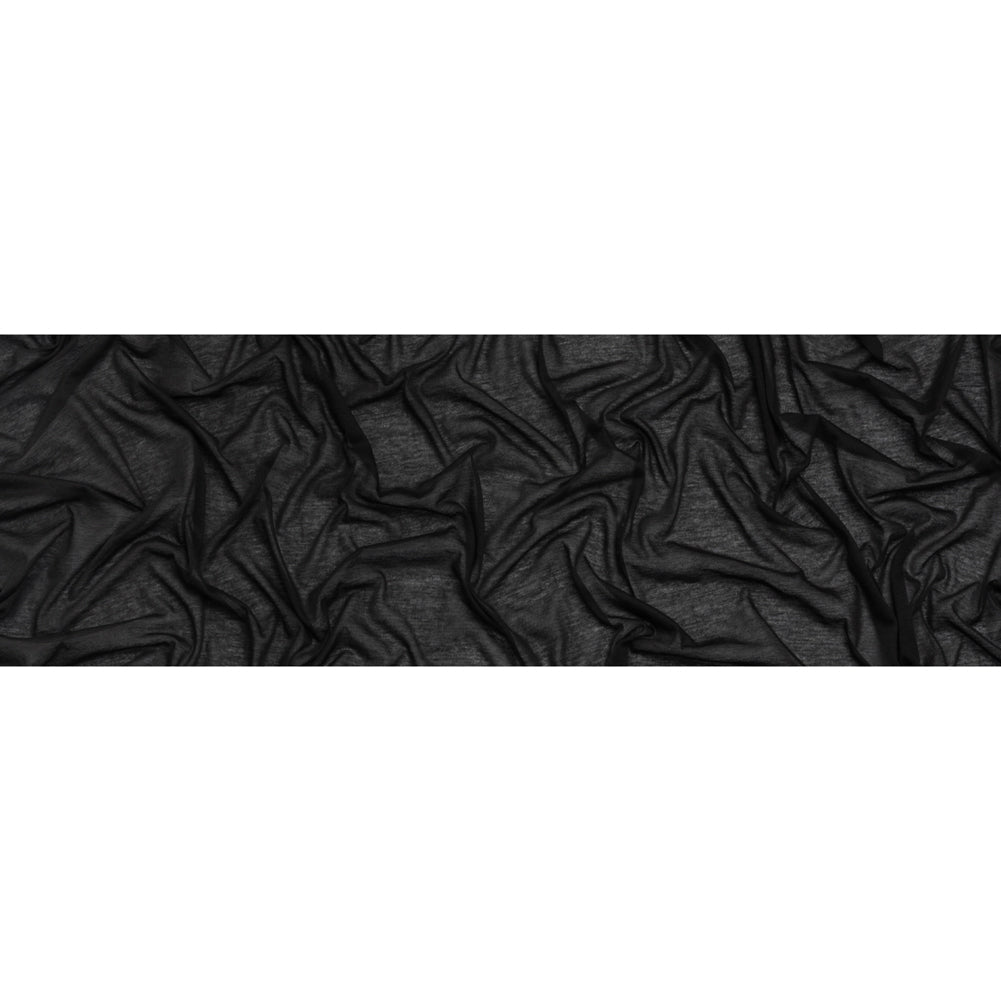 Featherweight Rayon Jersey - Black - Designer Deadstock