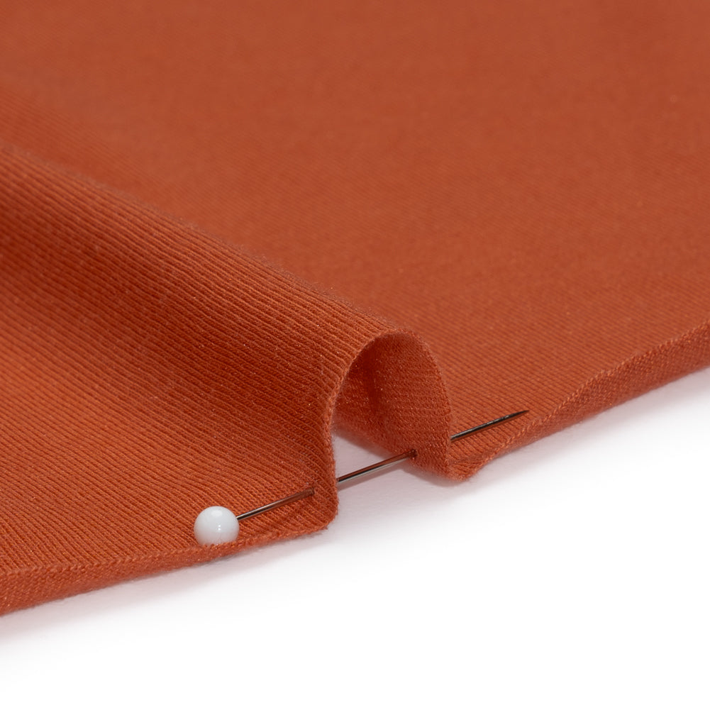 Polyester Jersey - Dark Orange - Designer Deadstock