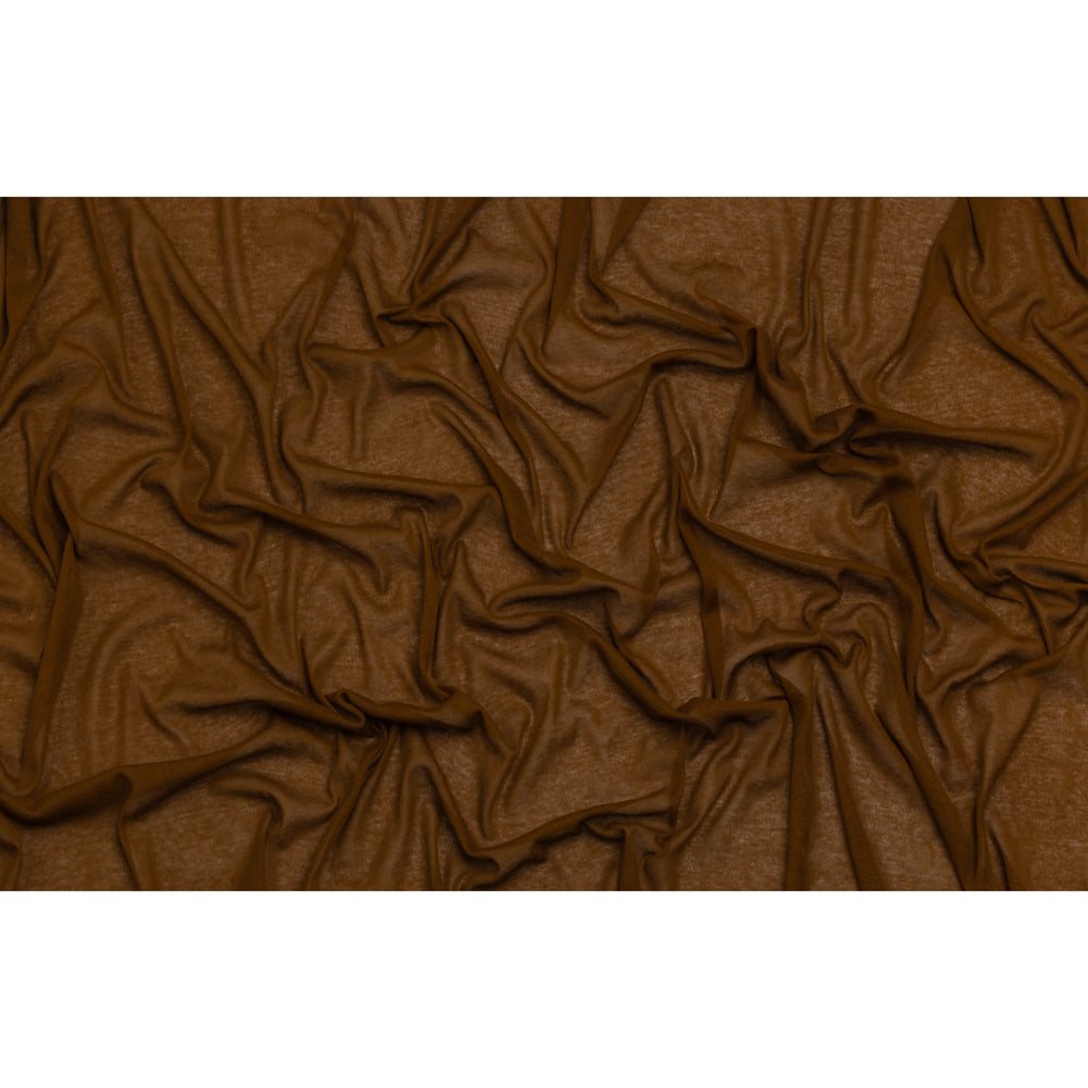 Lightweight Cotton Interlock Knit - Sandalwood Brown - Designer Deadstock