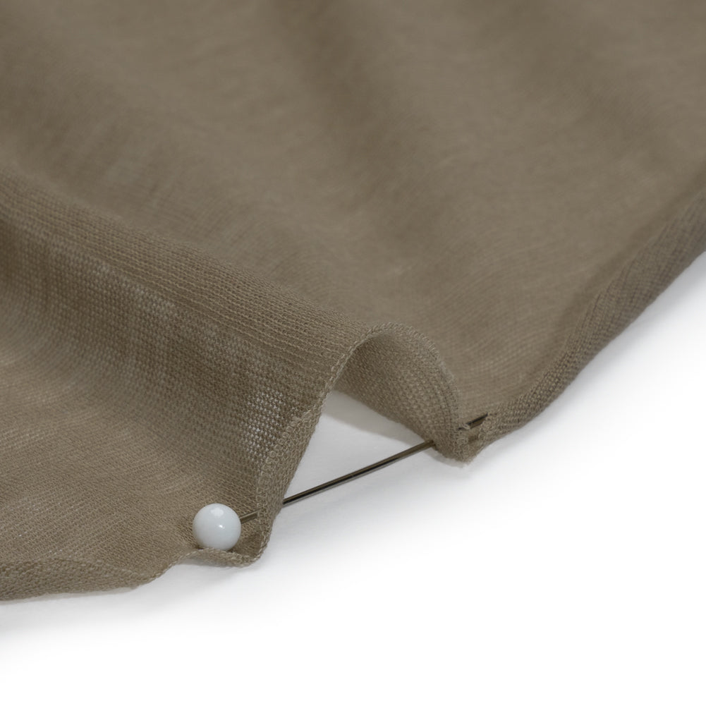 Featherweight Cotton Jersey - Vintage Khaki Gray - Designer Deadstock