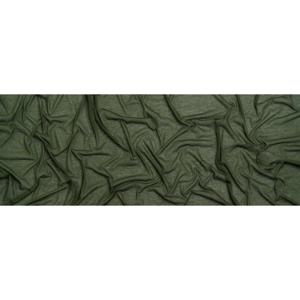 Featherweight Cotton Jersey - Herb Green - Designer Deadstock
