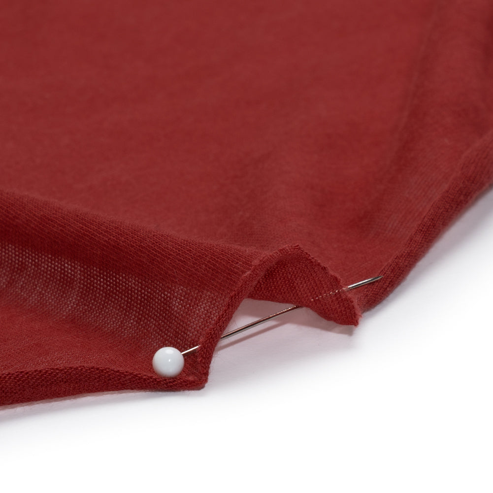 Featherweight Rayon Jersey - Wine Red - Designer Deadstock