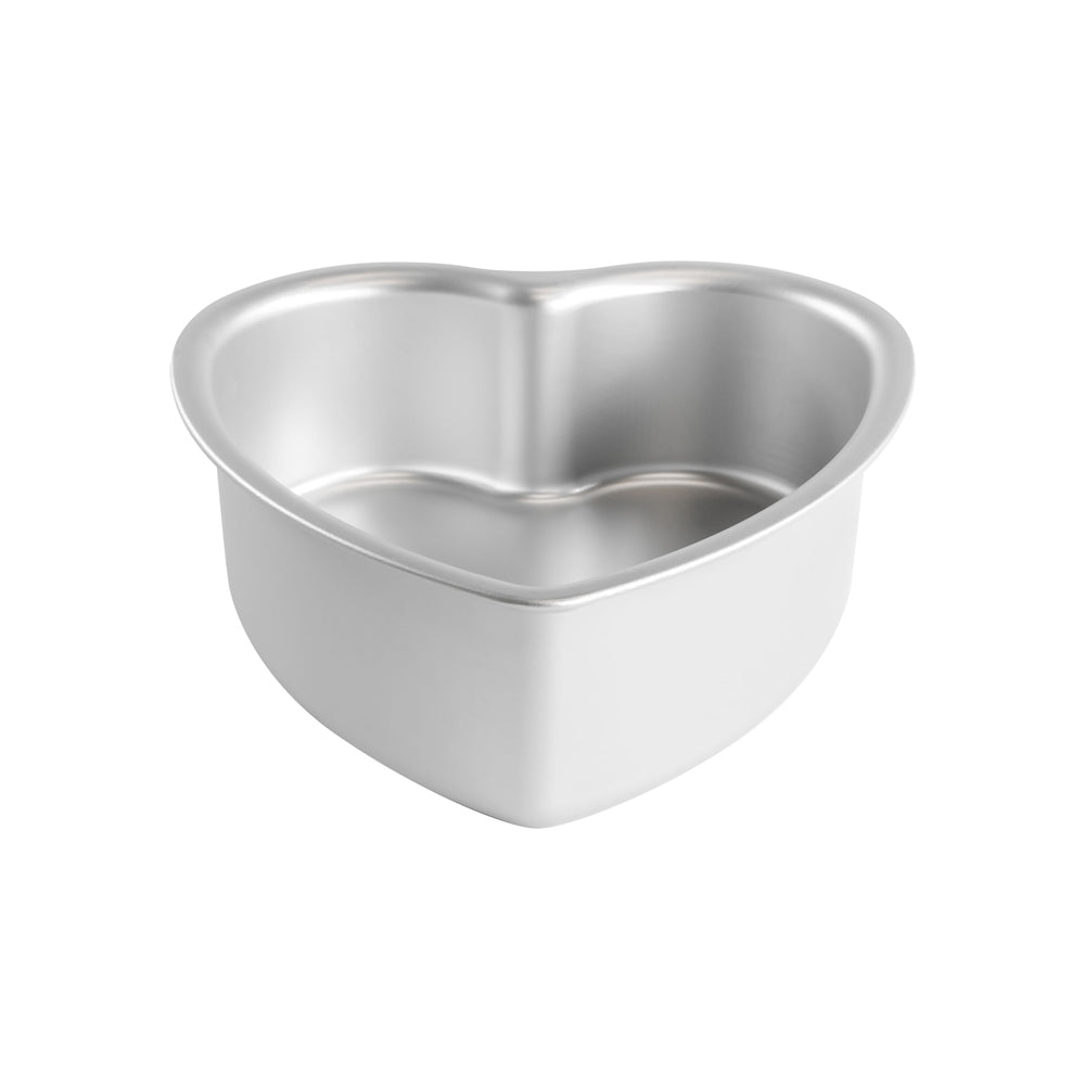 Fat Daddios PHT-83 Anodized Aluminum Heart Cake Pan 8" x 3" Deep