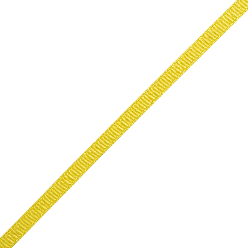 Grosgrain Ribbon - 5mm - Sunshine Yellow