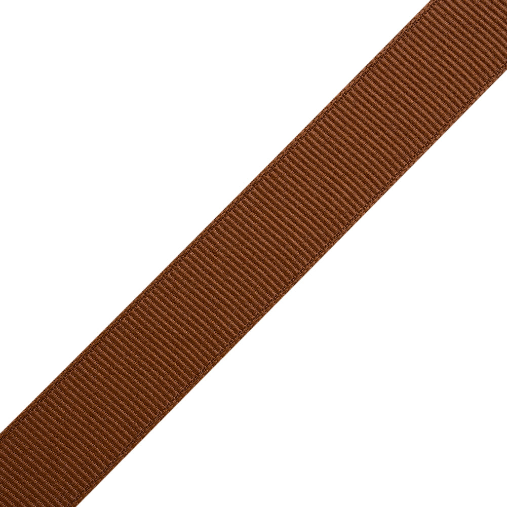 Grosgrain Ribbon - 15mm - Aztec Brown