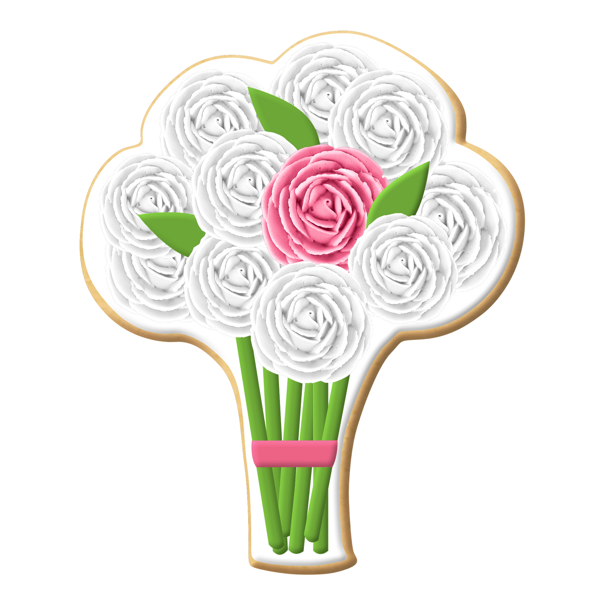 Bouquet, Tree, Broccoli Cookie Cutter 4" B1012
