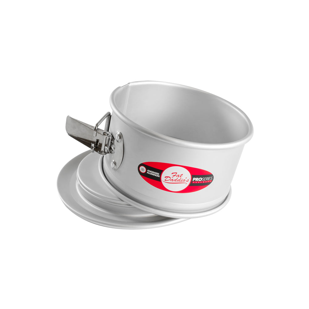Fat Daddio's Anodized Aluminum Round Springform Pan, 6" Dia. x 3" Deep