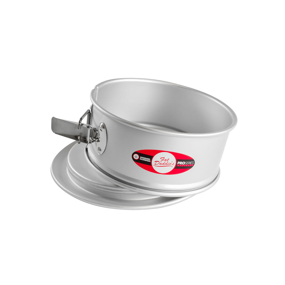 Fat Daddio's Anodized Aluminum Round Springform Pan, 8" Dia. x 3" Deep