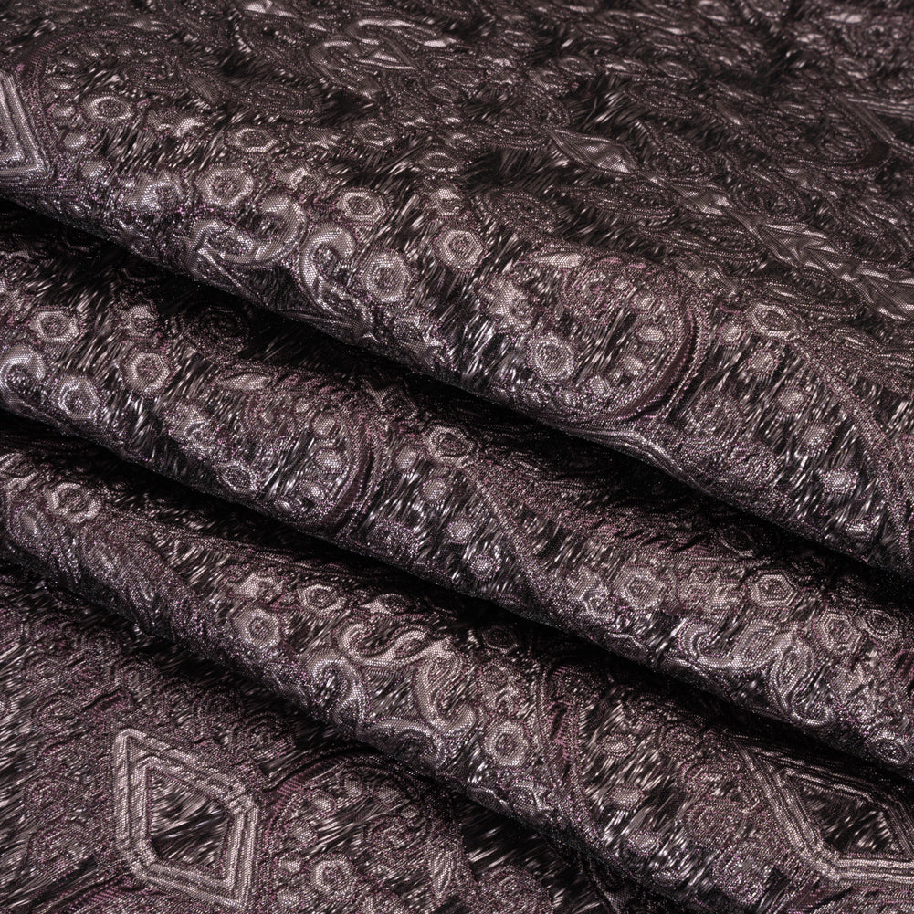 Metallic Luxury Brocade - Dusk Purple Fancy Chandeliers