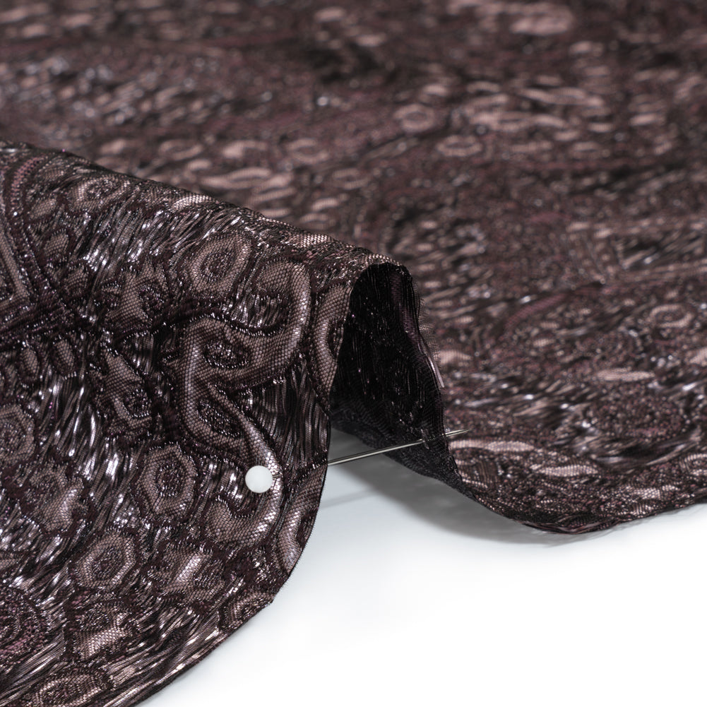 Metallic Luxury Brocade - Dusk Purple Fancy Chandeliers
