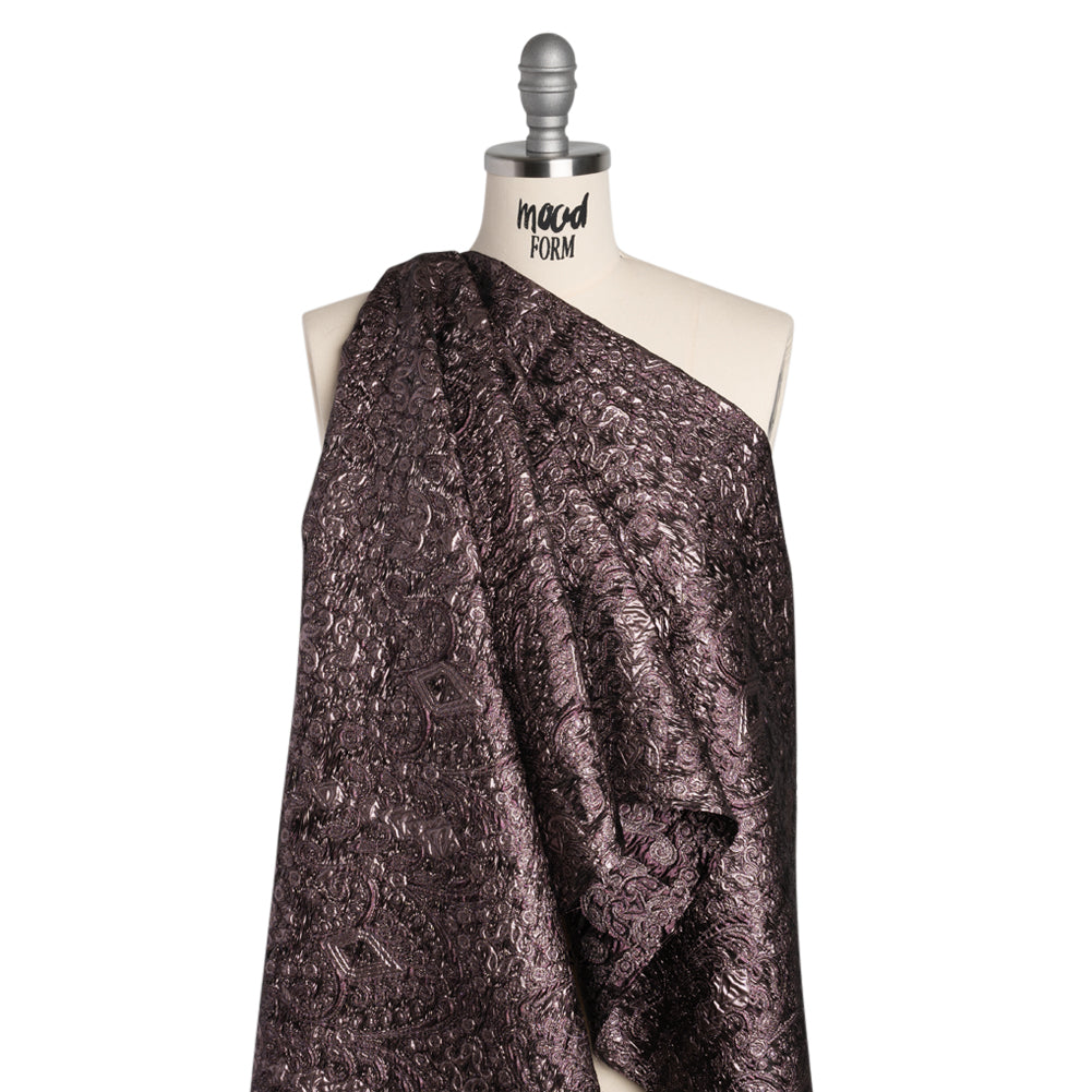 Metallic Luxury Brocade - Dusk Purple Fancy Chandeliers