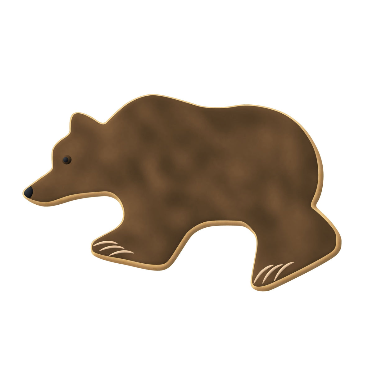 Grizzly Bear Cookie Cutter 3.5 in B1223
