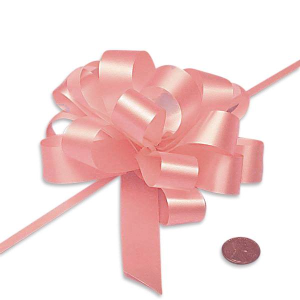 Light Pink Pull Bows – 3/16" x 4" (50 Pieces per Roll)