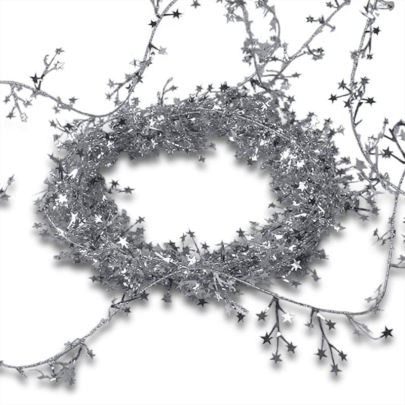 Silver Star Garland – 30' (1 Roll)