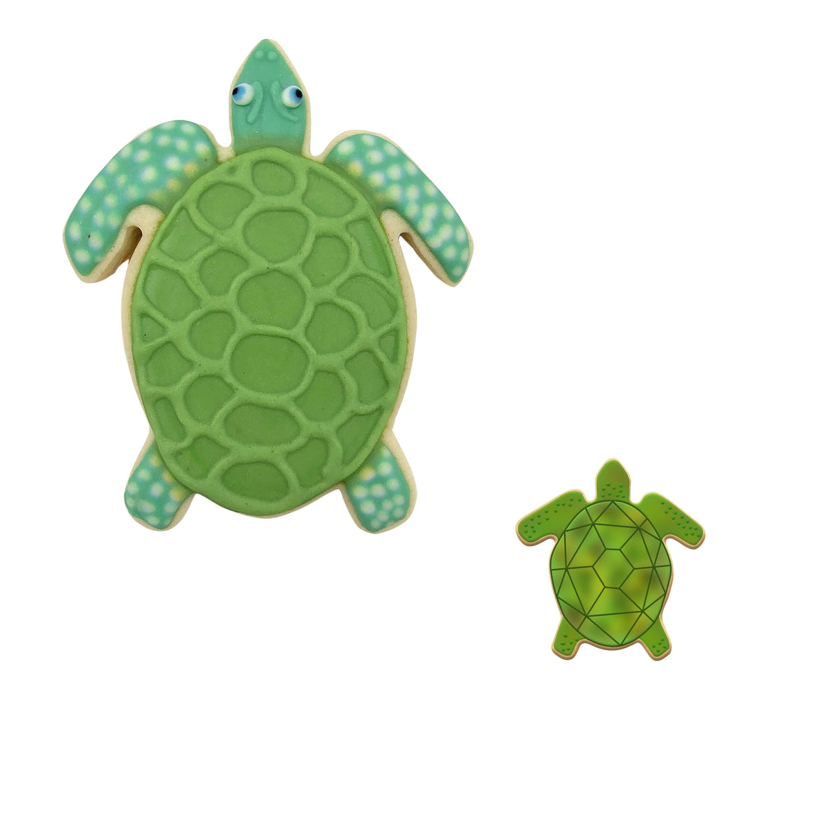 Sea Turtle Cookie Cutter 2 Pc Set HS0551