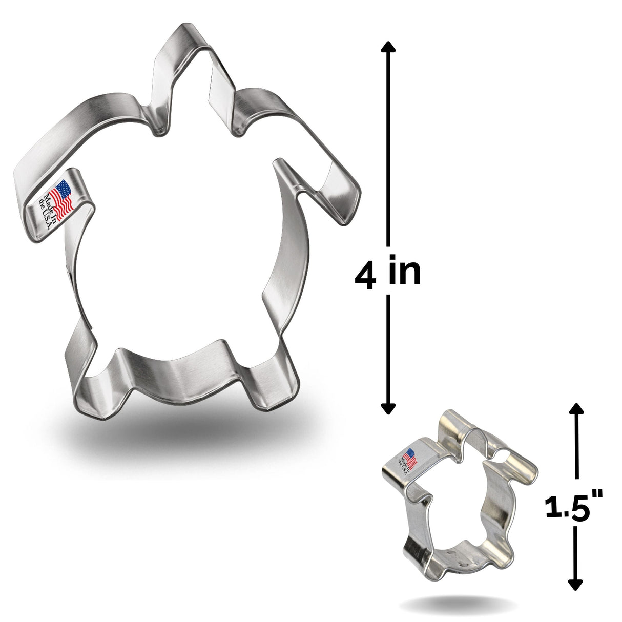 Sea Turtle Cookie Cutter 2 Pc Set HS0551