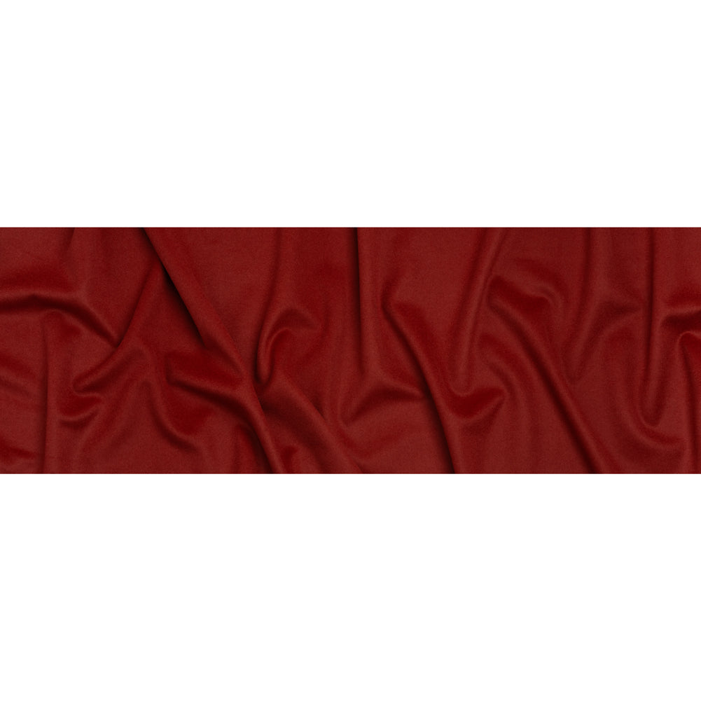 Brushed Lightweight Wool Blend Coating - Salmon Red - Ellamar Collection