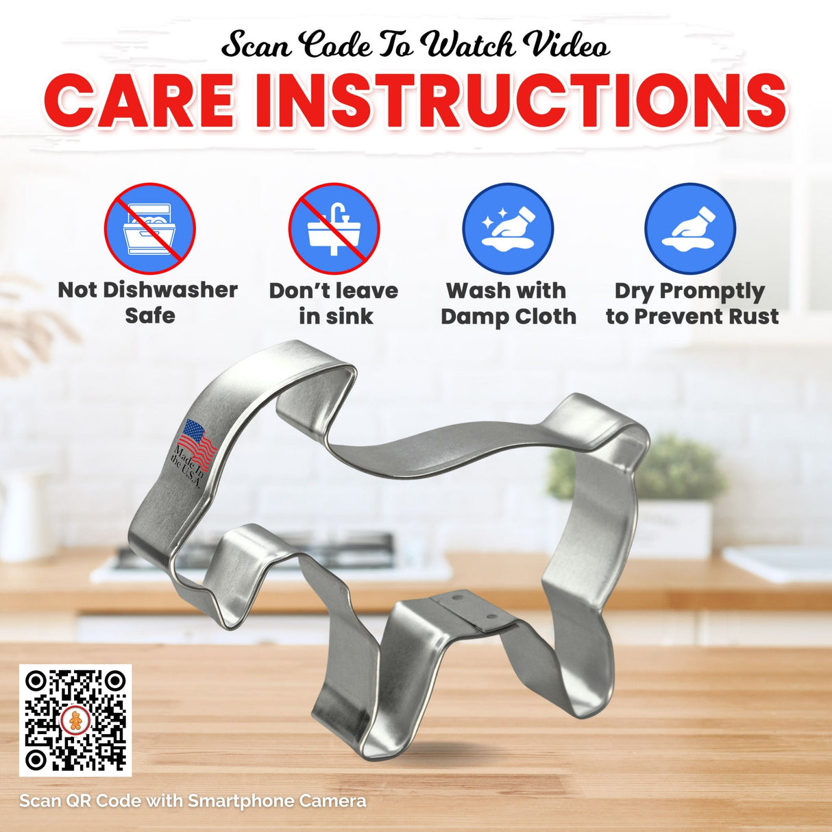 Goat Cookie Cutter 4 in B1112