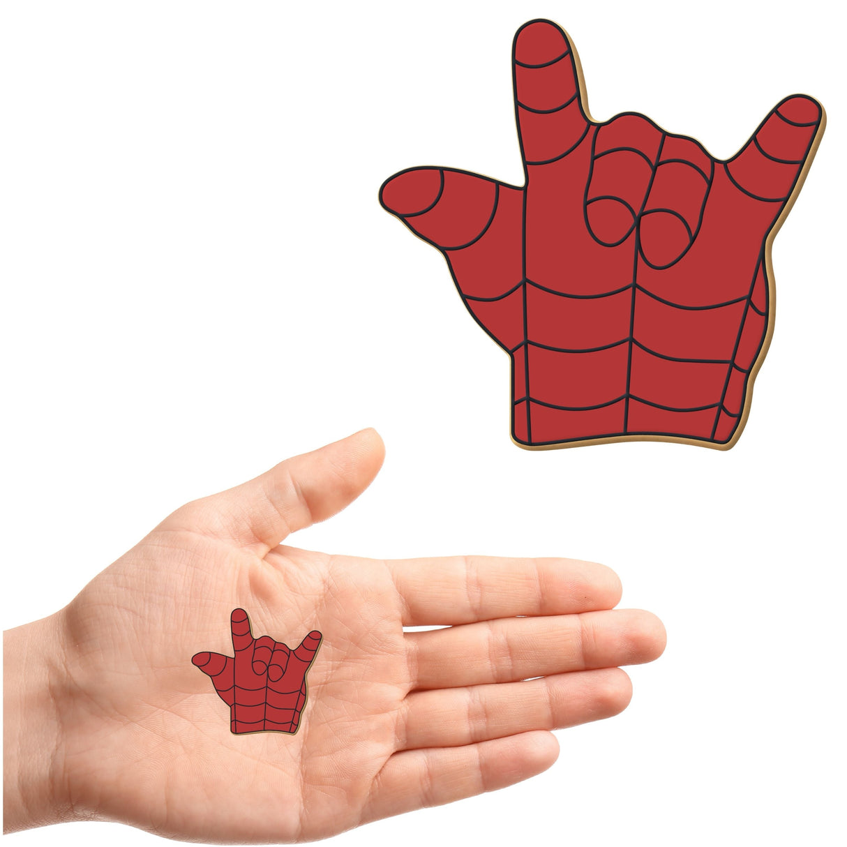Mini Hand I Love You Sign Cookie Cutter 1.5 In. M169