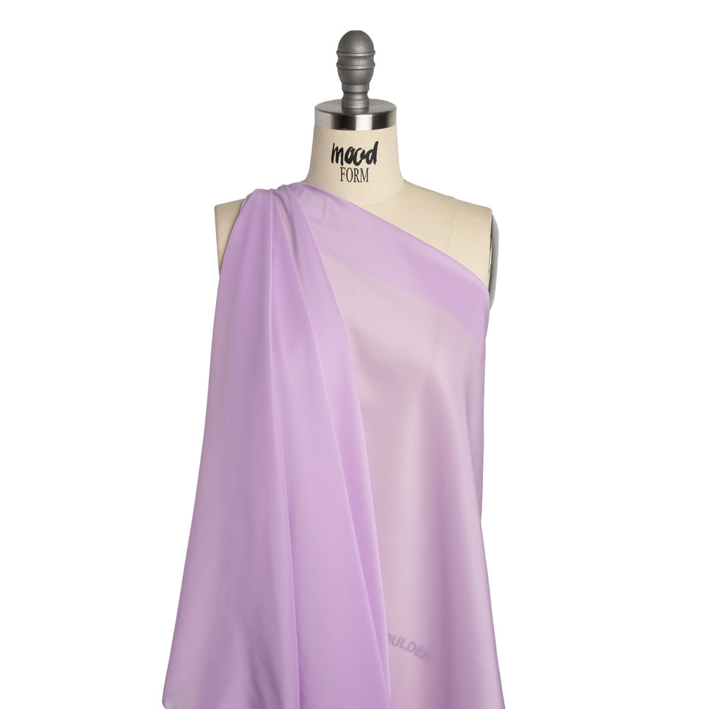 Stretch Polyester Twill Lining - Lavender - Josephine Collection