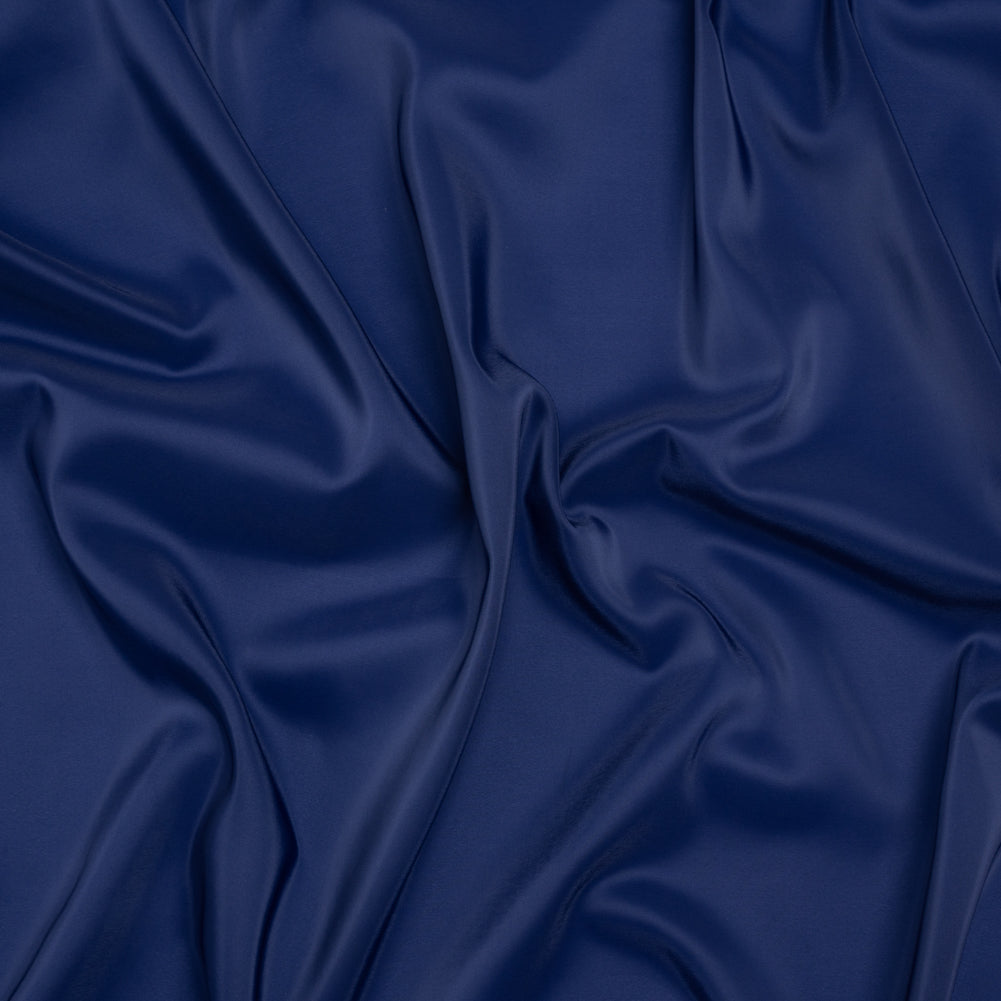 Stretch Polyester Twill Lining - Navy - Josephine Collection