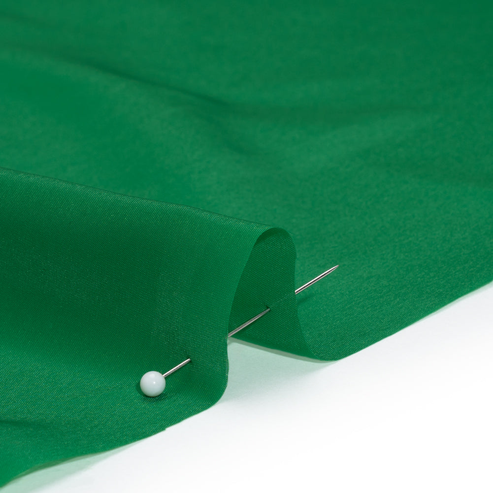 Stretch Polyester Twill Lining - Emerald - Josephine Collection