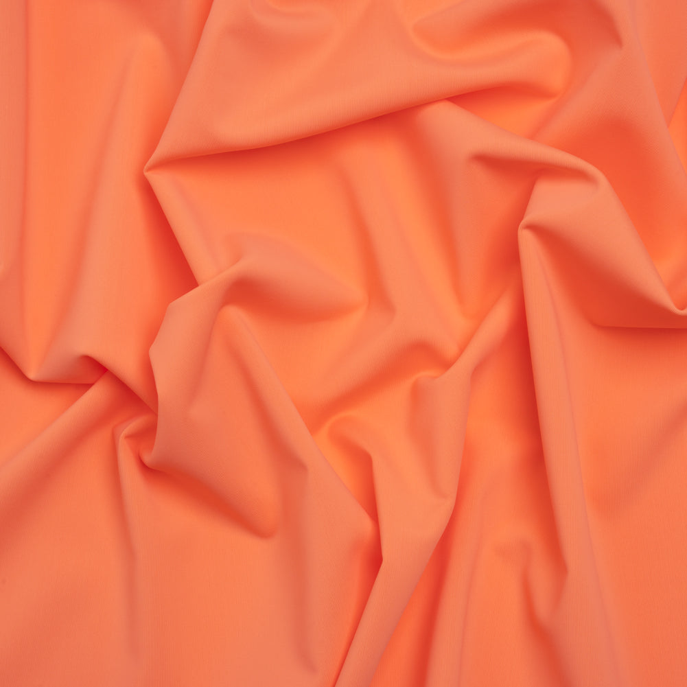 100% Recycled Stretch Nylon Swimwear Tricot, UV Protective - Salmon - Mykonos Collection