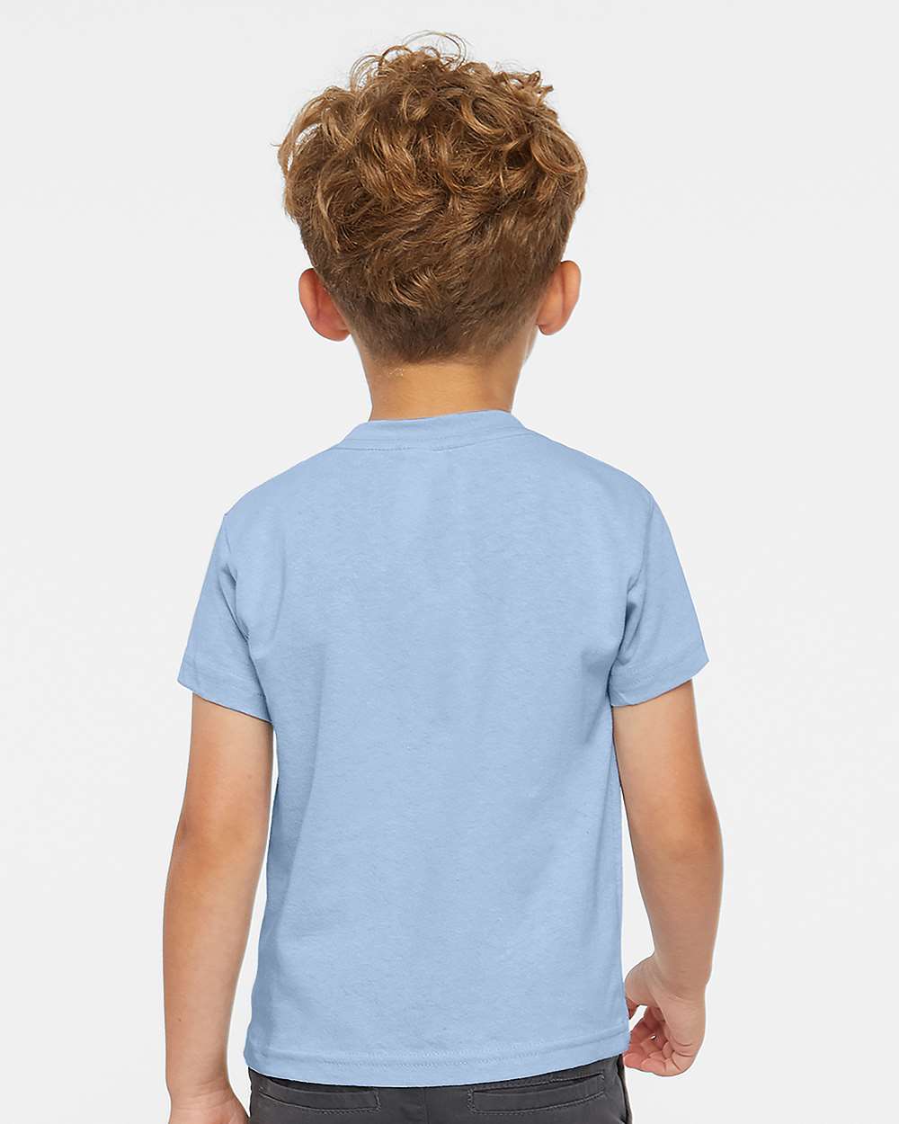 RADYAN® Toddler Cotton Jersey Crew Neck Short Sleeve Tee - 3301T