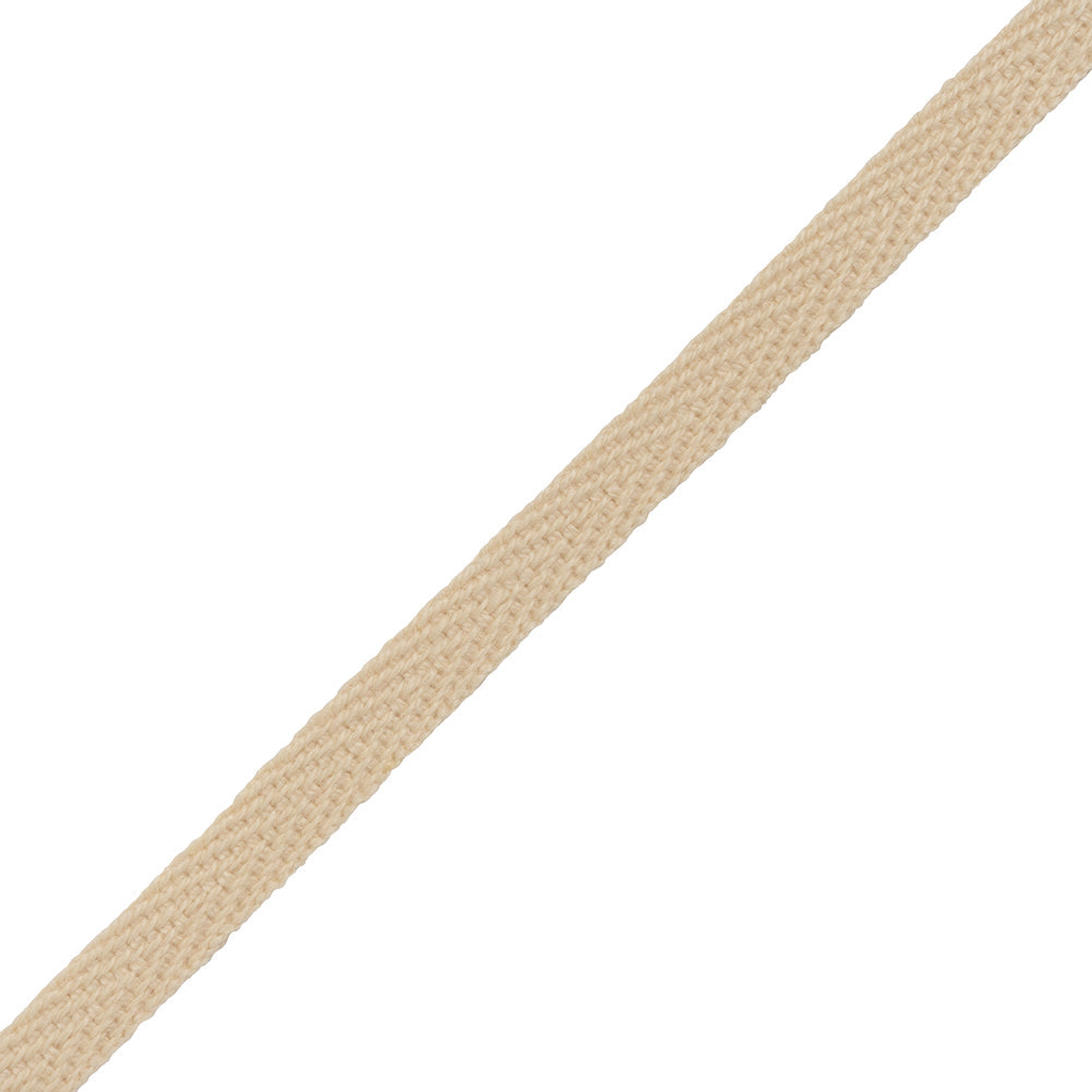 Cotton Twill Tape - 0.25" - Cream
